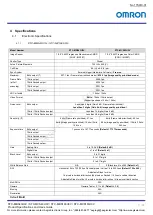 Предварительный просмотр 11 страницы Omron STC-MBS163U3V Product Specifications And User'S Manual