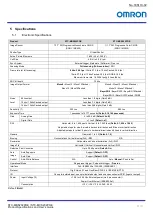 Предварительный просмотр 11 страницы Omron STC-MBS202POE Product Specifications And User'S Manual