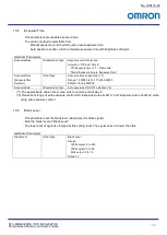 Preview for 39 page of Omron STC-MBS202POE Product Specifications And User'S Manual