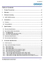 Предварительный просмотр 2 страницы Omron STC-MBS2041POE Product Specifications And User'S Manual