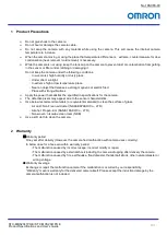 Preview for 8 page of Omron STC-MBS2041POE Product Specifications And User'S Manual