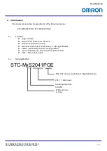 Preview for 10 page of Omron STC-MBS2041POE Product Specifications And User'S Manual