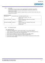 Preview for 43 page of Omron STC-MBS500POE Product Specifications And User'S Manual