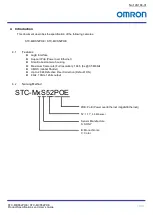 Предварительный просмотр 10 страницы Omron STC-MBS52POE Product Specifications And User'S Manual