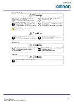 Preview for 4 page of Omron STC-OSB250CL Product Specifications And User'S Manual