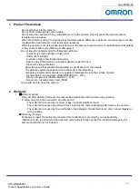 Предварительный просмотр 5 страницы Omron STC-OSB250CL Product Specifications And User'S Manual