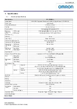 Предварительный просмотр 7 страницы Omron STC-OSB250CL Product Specifications And User'S Manual