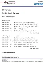 Preview for 1 page of Omron STC-S133 Series Manual