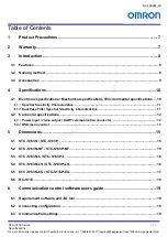 Предварительный просмотр 2 страницы Omron STC-S133 Series Manual