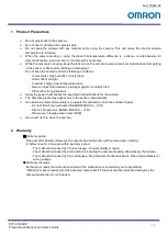 Предварительный просмотр 7 страницы Omron STC-S133MIP Series Product Specifications And User'S Manual