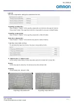 Предварительный просмотр 31 страницы Omron STC-S133MIP Series Product Specifications And User'S Manual