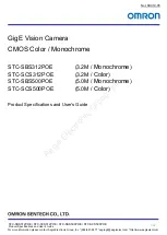 Preview for 1 page of Omron STC-SBS312POE Product Specifications And User'S Manual