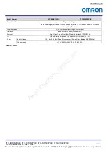 Preview for 10 page of Omron STC-SBS312POE Product Specifications And User'S Manual