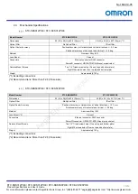 Preview for 16 page of Omron STC-SBS312POE Product Specifications And User'S Manual