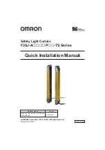 Предварительный просмотр 1 страницы Omron Sti F3SJ-A N Series Quick Installation Manual