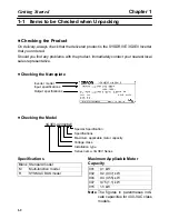 Предварительный просмотр 6 страницы Omron SYSDRIVE 3G3EV SERIES User Manual