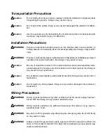 Preview for 5 page of Omron SYSDRIVE 3G3FV-*-CUE Installation Manual