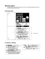 Предварительный просмотр 10 страницы Omron SYSDRIVE 3G3MV-A2001 User Manual