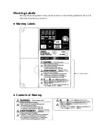 Предварительный просмотр 5 страницы Omron SYSDRIVE 3G3MV A2002 User Manual