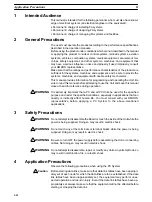 Предварительный просмотр 12 страницы Omron SYSMAC 3G8F5-CLK11-E Operation Manual