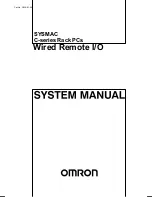 Omron SYSMAC C-series System Manual preview