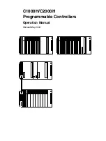 Предварительный просмотр 2 страницы Omron SYSMAC C1000H Operation Manual