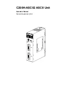 Preview for 2 page of Omron SYSMAC C200H-ASC02 Operation Manual