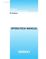 Предварительный просмотр 1 страницы Omron SYSMAC C200H-IDS01-V1 Operation Manual