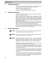 Preview for 10 page of Omron SYSMAC C200H-NC111 Operation Manual