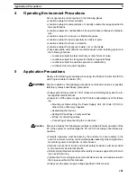 Preview for 11 page of Omron SYSMAC C200H-NC111 Operation Manual