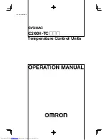 Omron SYSMAC C200H-TC Operation Manual preview