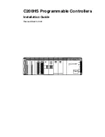 Preview for 3 page of Omron SYSMAC C200H Installation Manual