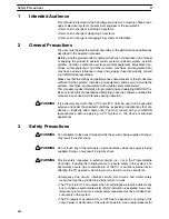 Preview for 14 page of Omron SYSMAC C200HE Operation Manual