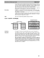 Preview for 305 page of Omron SYSMAC C200HE Operation Manual