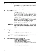 Preview for 11 page of Omron SYSMAC C200HS Operation Manual