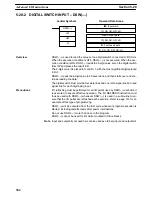 Preview for 314 page of Omron SYSMAC C200HS Operation Manual