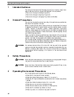 Preview for 10 page of Omron SYSMAC C500-NC222-E Operation Manual