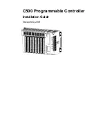 Preview for 2 page of Omron SYSMAC C500 Installation Manual