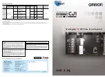 Preview for 1 page of Omron Sysmac CJ1 Brochure