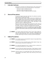 Preview for 10 page of Omron SYSMAC CJ1W-PRM21 Operation Manual