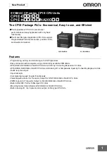 Omron SYSMAC CP1E-E10DR-A Datasheet preview