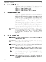 Preview for 7 page of Omron SYSMAC CPM1 Operation Manual