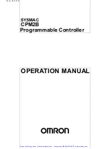 Предварительный просмотр 2 страницы Omron SYSMAC CPM2B Operation Manual