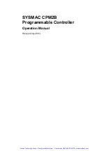 Предварительный просмотр 3 страницы Omron SYSMAC CPM2B Operation Manual