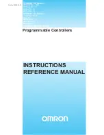 Предварительный просмотр 1 страницы Omron SYSMAC CS1D-CPU** Reference Manual