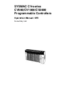 Предварительный просмотр 1 страницы Omron SYSMAC CV1000 Operation Manual