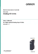 Preview for 1 page of Omron Sysmac NX-series User Manual