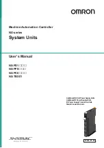 Preview for 1 page of Omron Sysmac NX-TBX01 User Manual