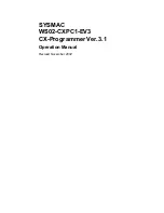 Preview for 3 page of Omron Sysmac WS02-CXPC1-EV3 Operation Manual