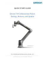 Omron TM Quick Start Manual preview